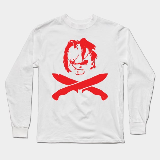 Jolly Slasher - Chucky Long Sleeve T-Shirt by ZombieMedia
